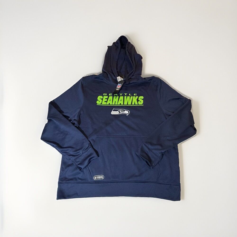 Seattle Seahawks Hoodie Men’s 2XL NFL Team Apparel Combine Authentic NWT